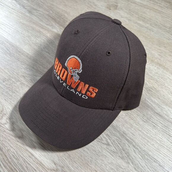 Vintage Cleveland Browns Hat‎ Snapback NFL Football Twins Enterprise Brown Cap - Picture 8 of 9